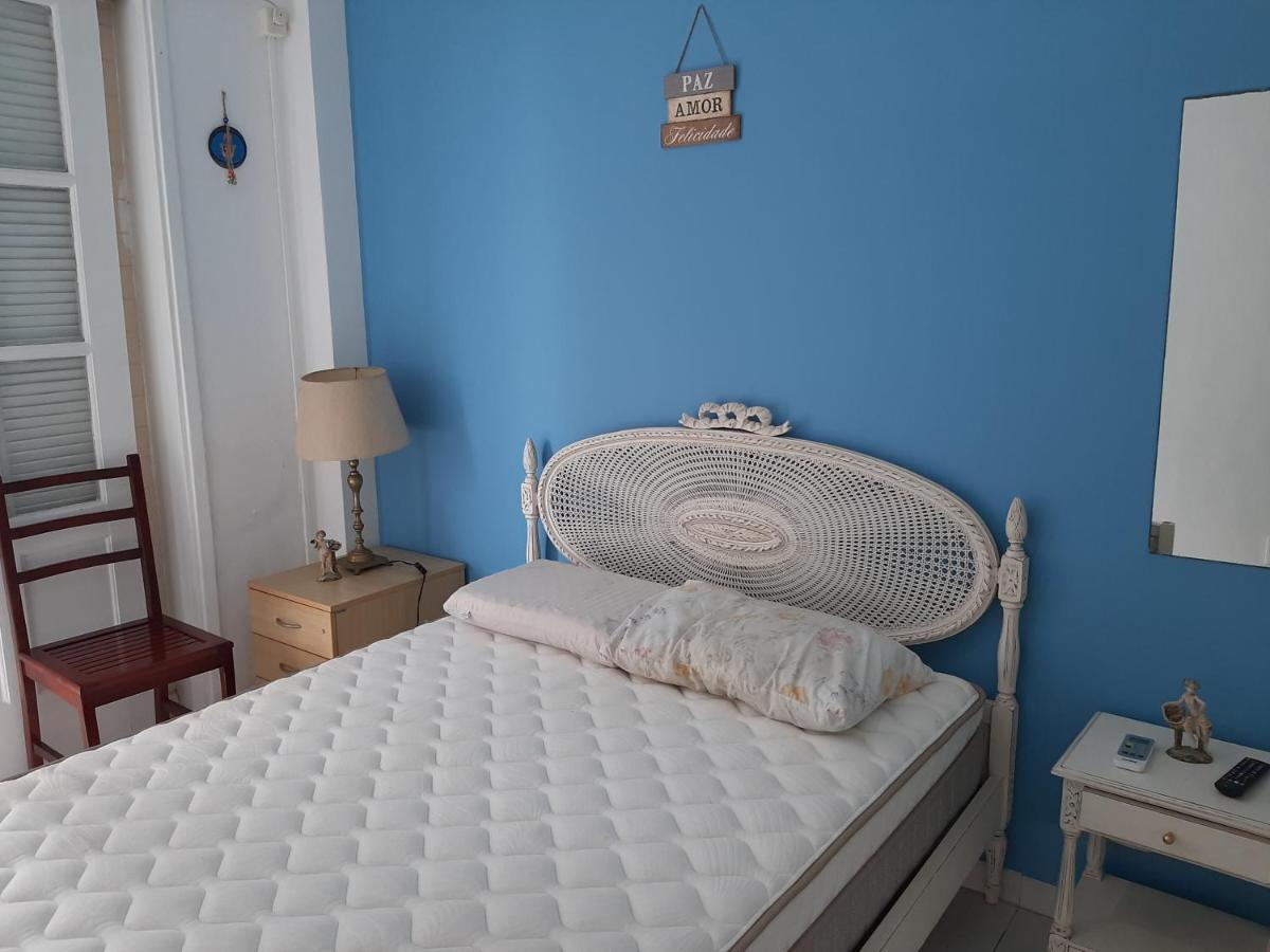 Apartamento Vento E Mar - 2 Quartos Com Sacada Na Quadra Da Praia Do Gonzaga Сантус Екстер'єр фото