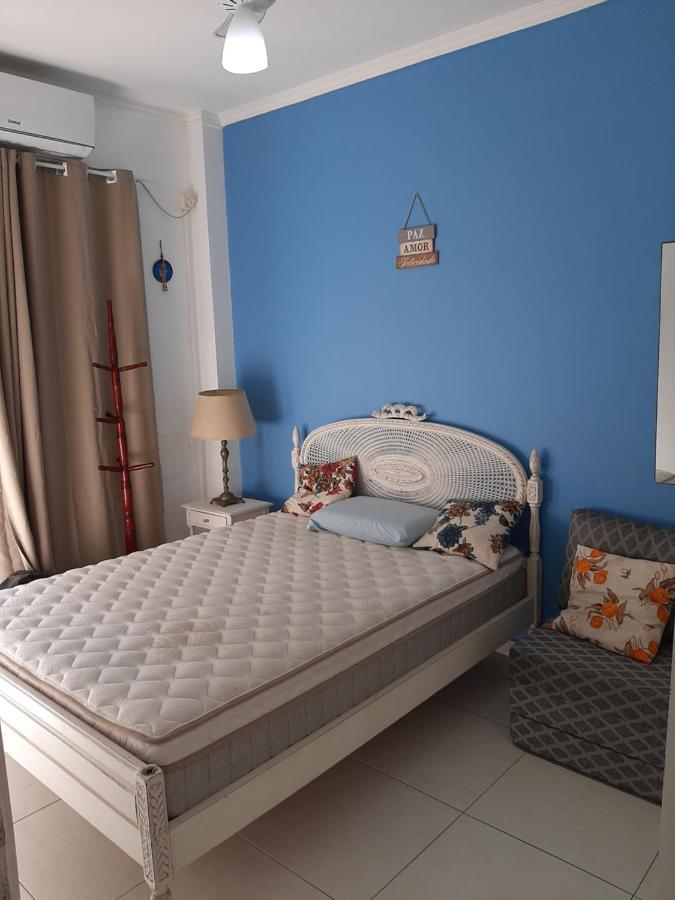 Apartamento Vento E Mar - 2 Quartos Com Sacada Na Quadra Da Praia Do Gonzaga Сантус Екстер'єр фото